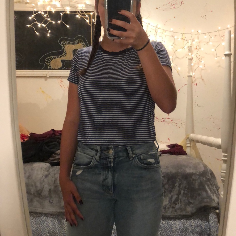 Striped Soft&Sexy tee.